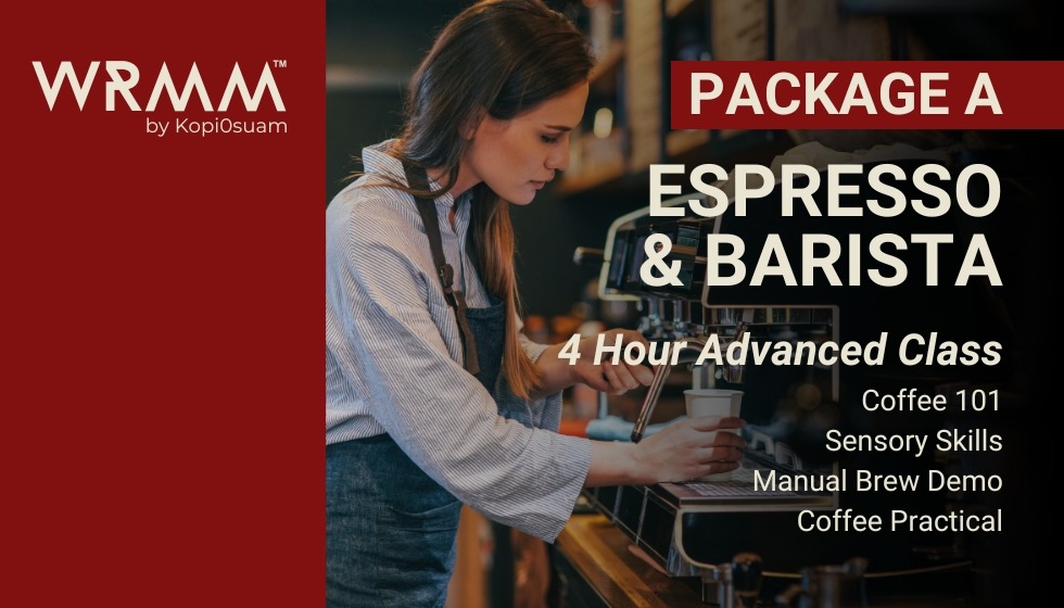 PACKAGE A - ESPRESSO & BARISTA CLASS